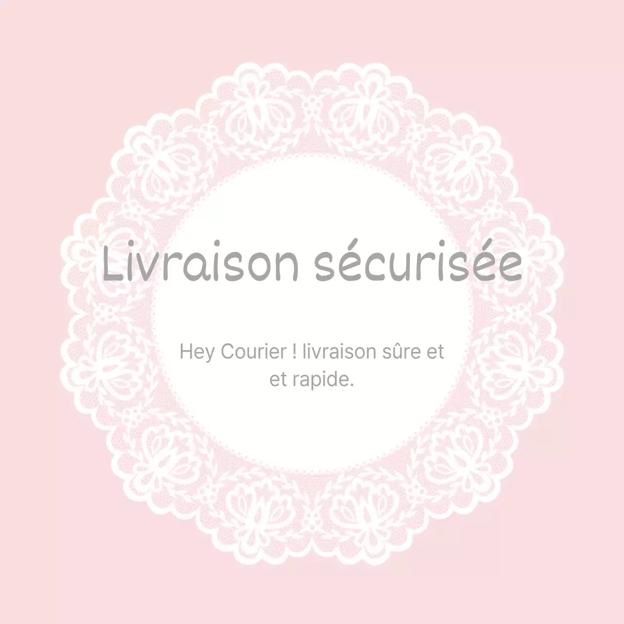 Livraison sécurisée