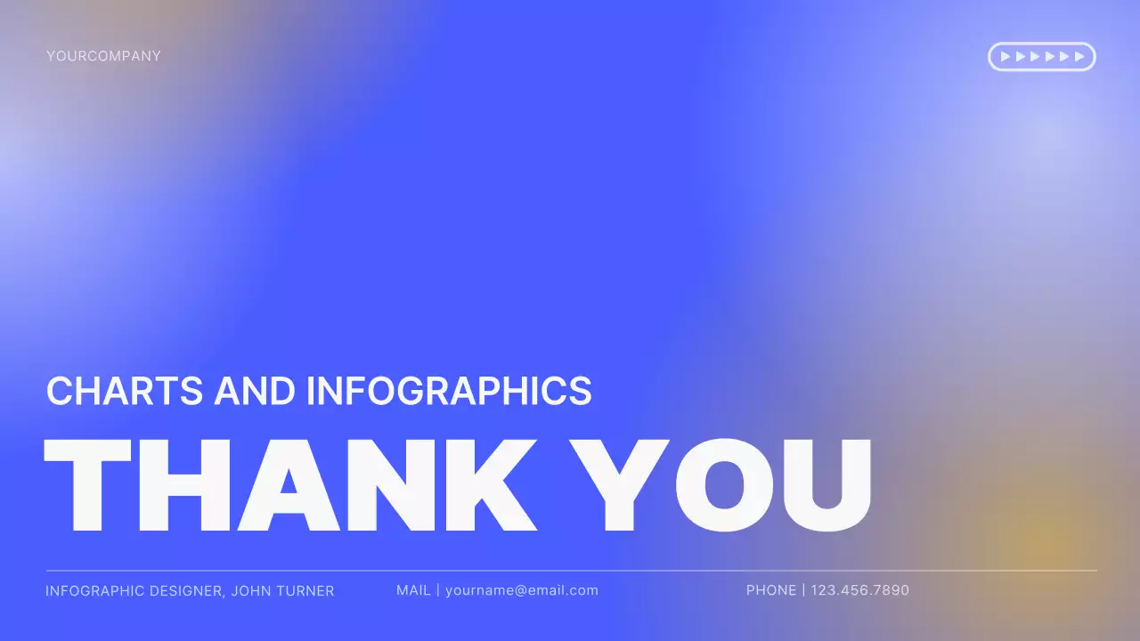 Yellow and blue gradients Simple charts and infographic concepts Performance reports