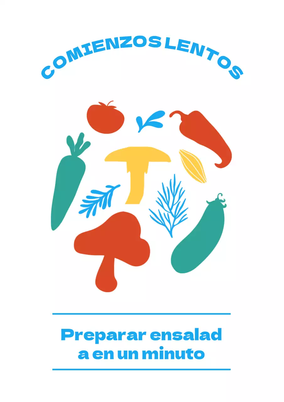 Pegatinas para el interior de una ensaladería con bonitos dibujos de verduras