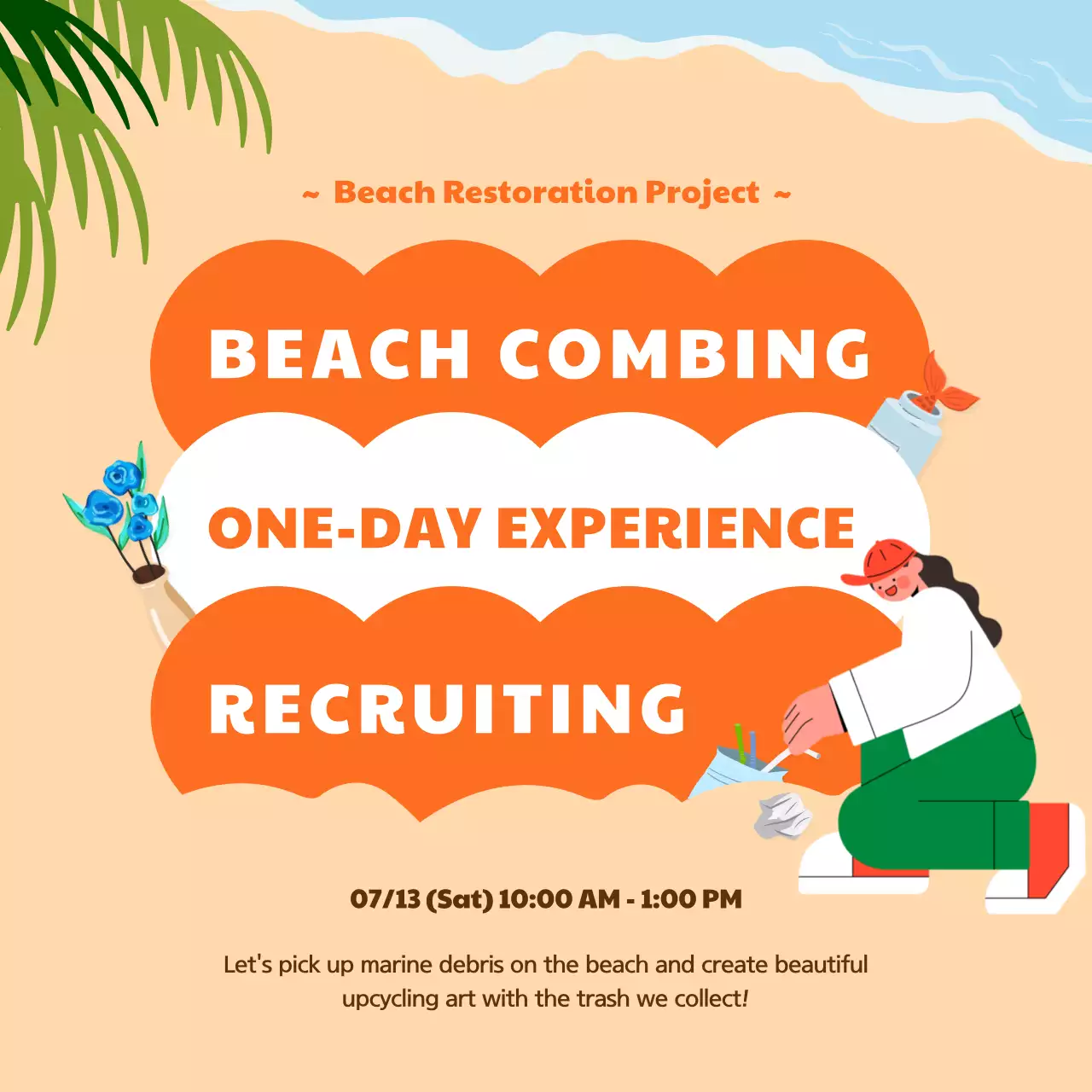 Orange and Cute Beachcombing Experience Roundup