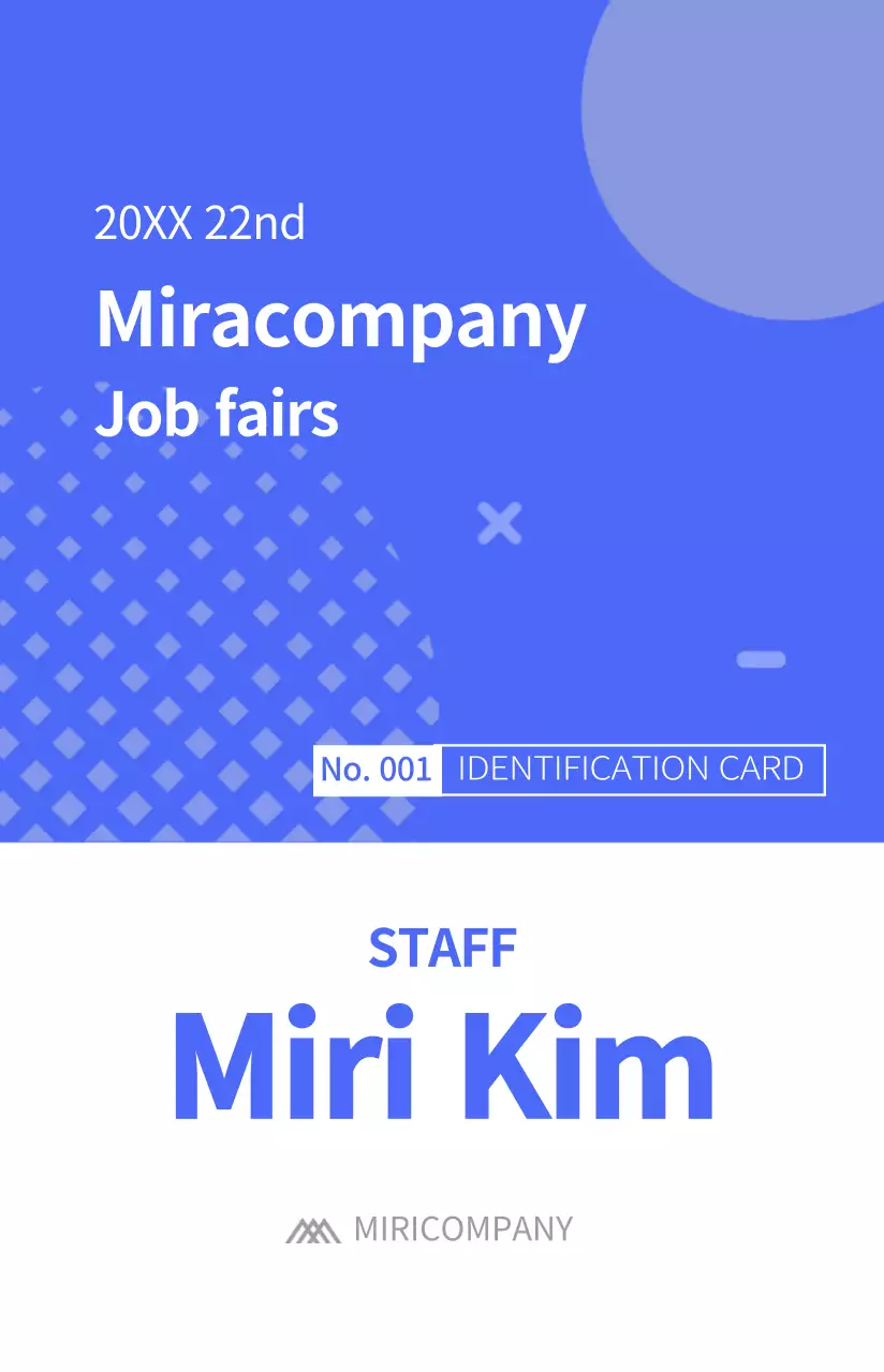 Simple stakeholder badges with different shape concepts