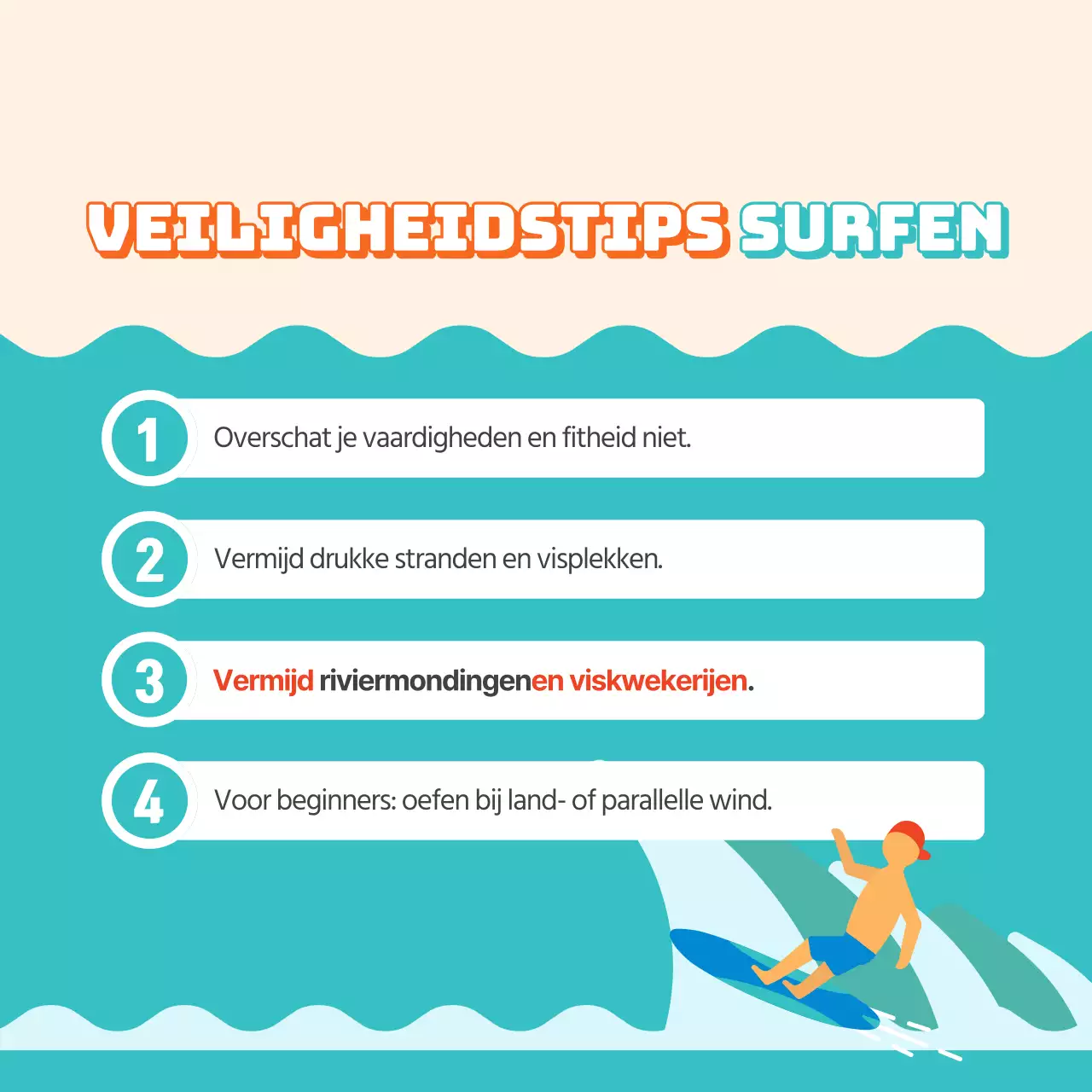 Veiligheidstips voor waterrecreatie