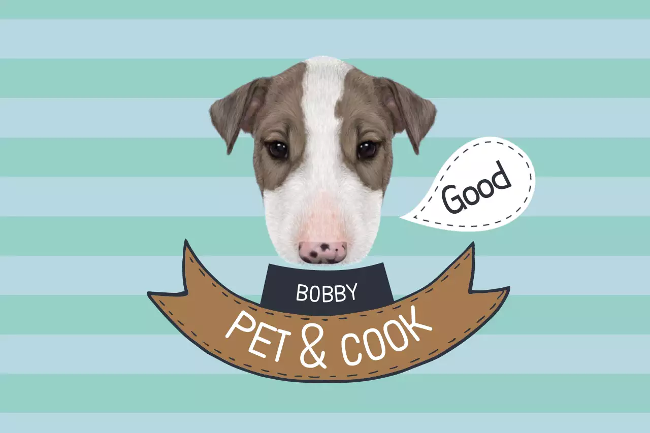 Mint Retro Pet Advertisement Banner