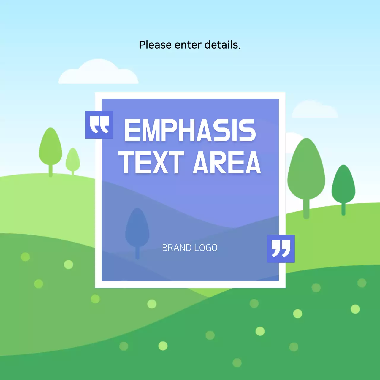 Blue Minimal Nature Guide Instagram Carousel