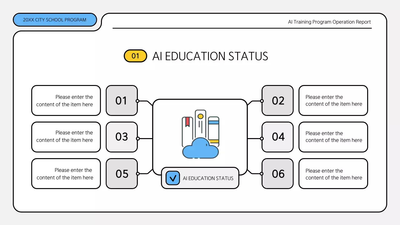 White Modern Ai Report Document Presentation