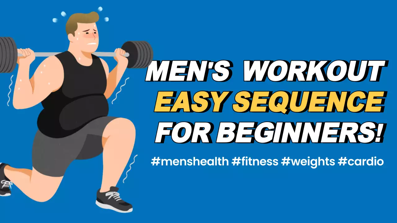 Blue Modern Fitness Guide YouTube Thumbnail