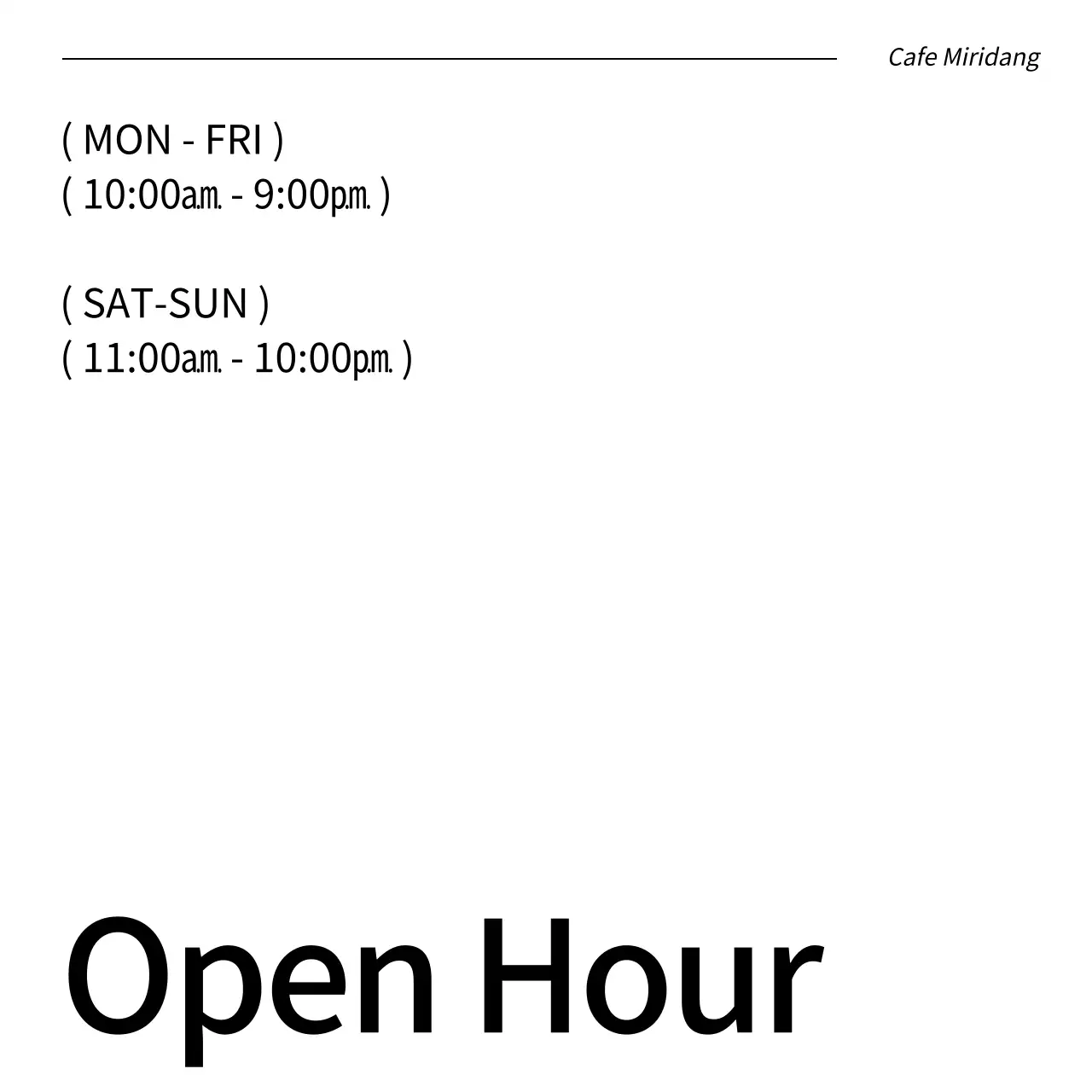 黒 モダン カフェ 看板 Instagram投稿