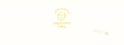 White yellow hand-drawn illustration