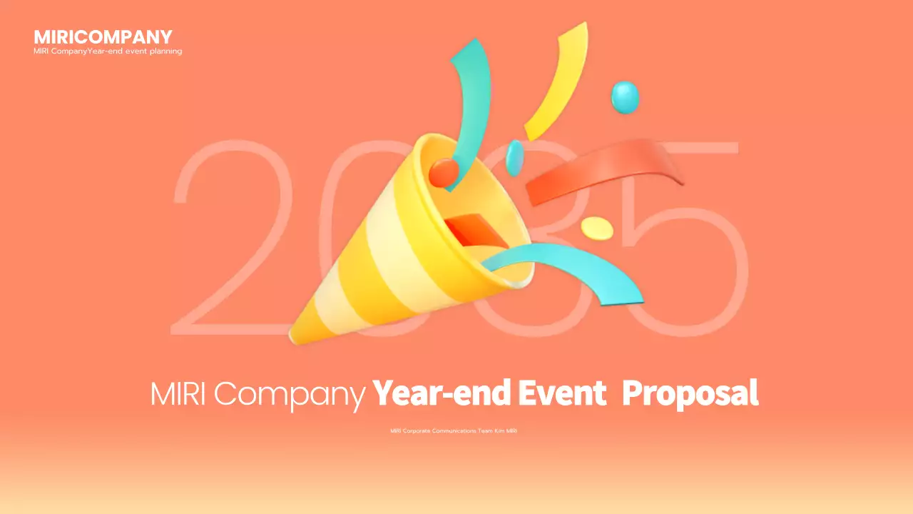 Orange Modern Event Proposal Presentation