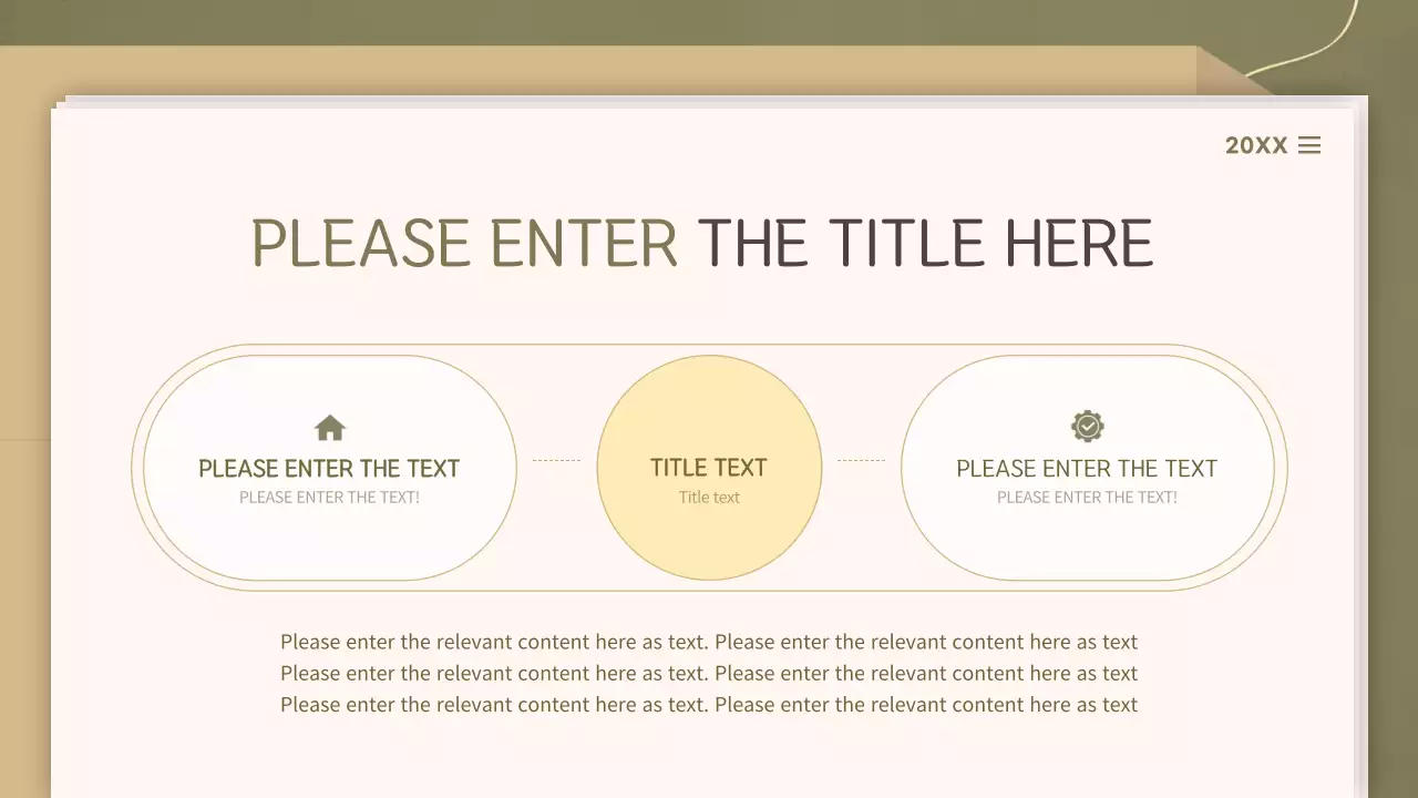 Beige Minimal Template Presentation