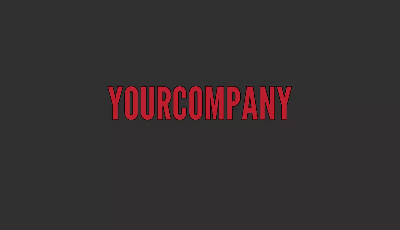 Red Modern Business Card