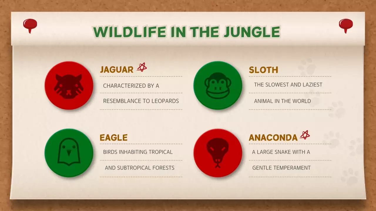 Beige Rustic Jungle Guide Presentation