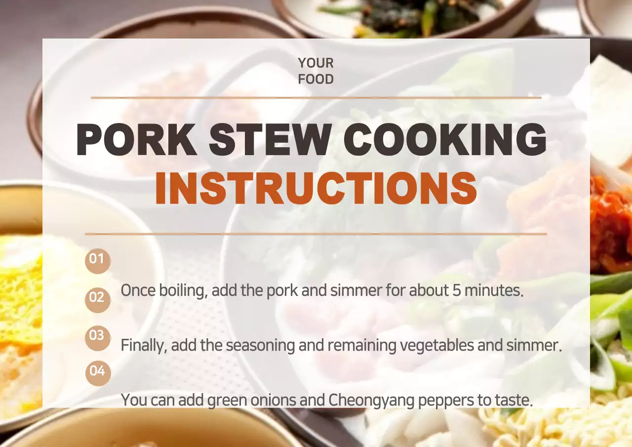 Poster Petunjuk Memasak Sederhana Berbahan Jeruk