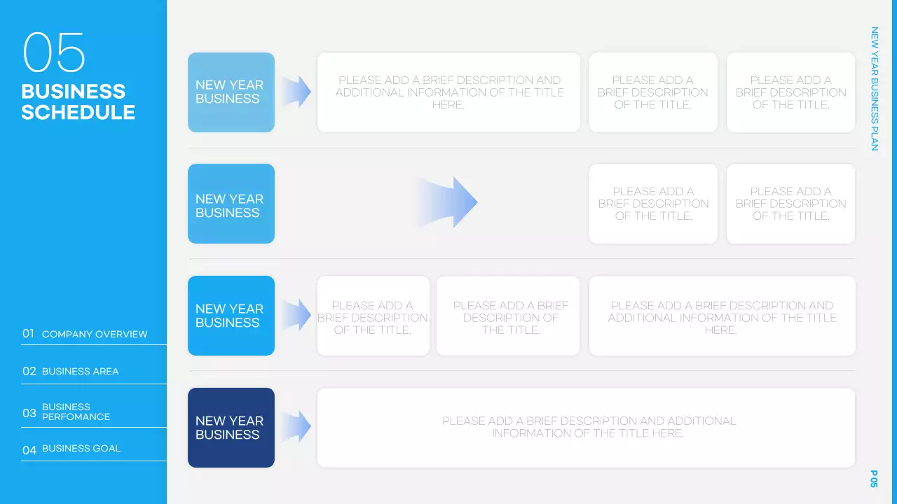 Blue Modern Business Plan Document Presentation