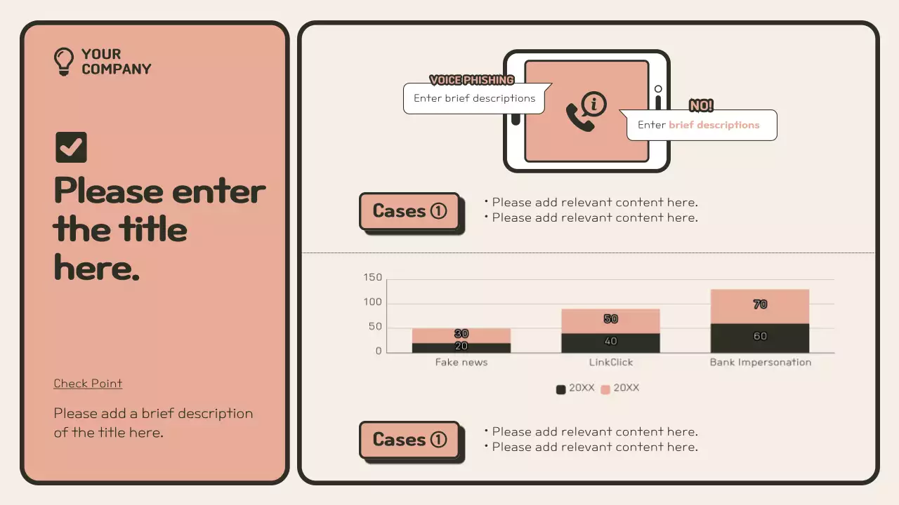  Minimalist beige and orange fraud prevention training guide