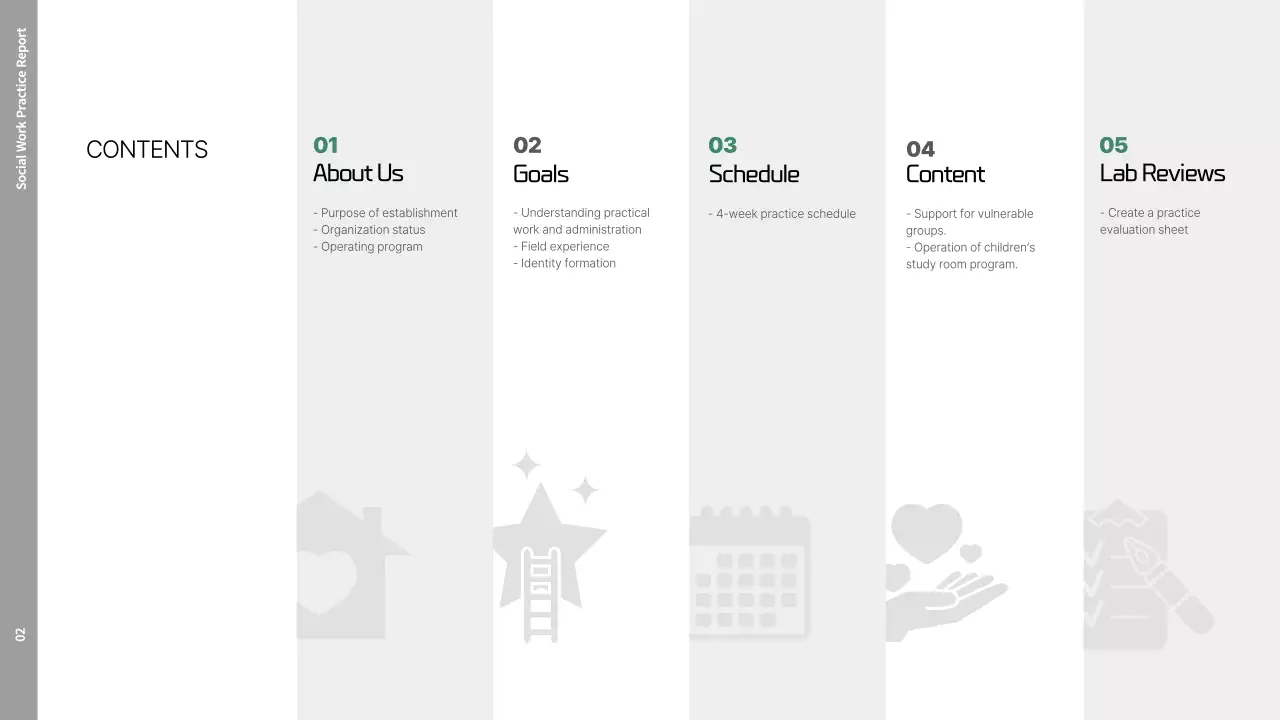 Green Professional Social Report Document Presentation