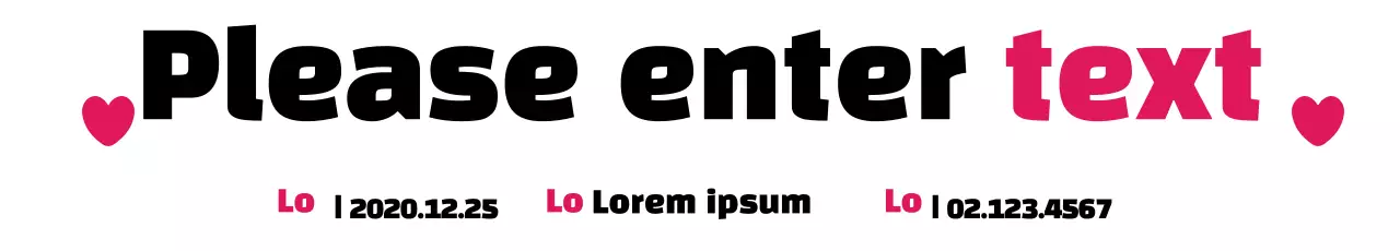 Banner de formulário de inscrição em negrito rosa