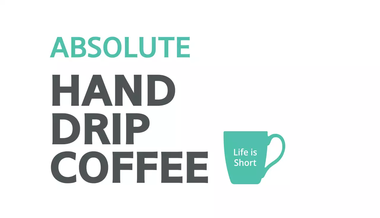 Teal Modern Coffee Promotion Business Card