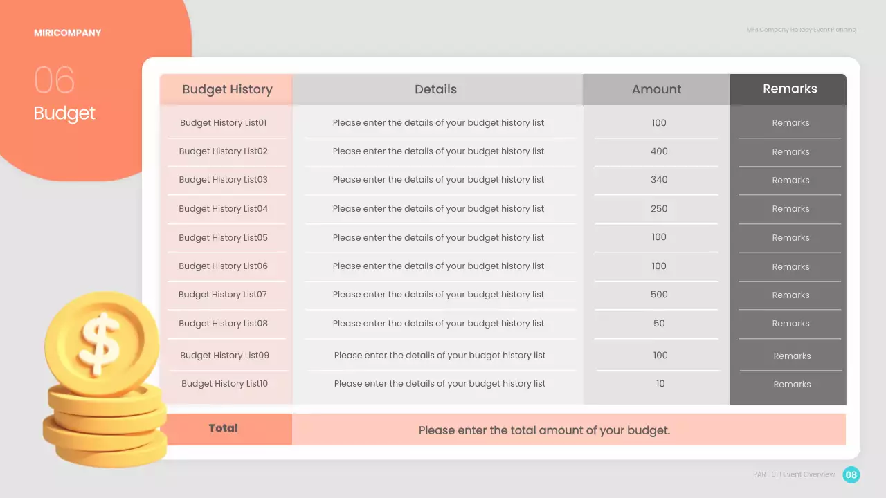 Orange Modern Event Proposal Presentation