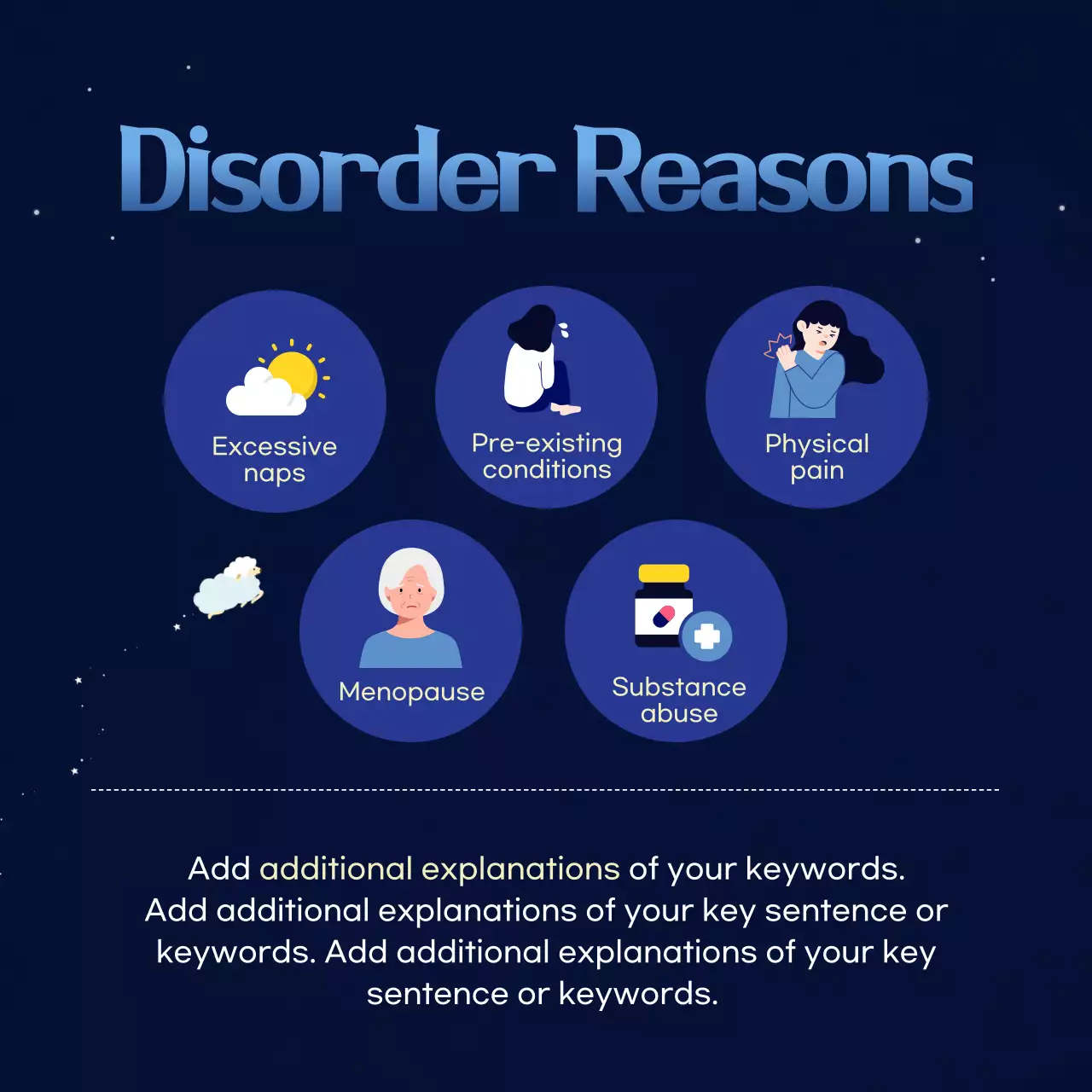 Blue Minimal Sleep Guide Instagram Carousel