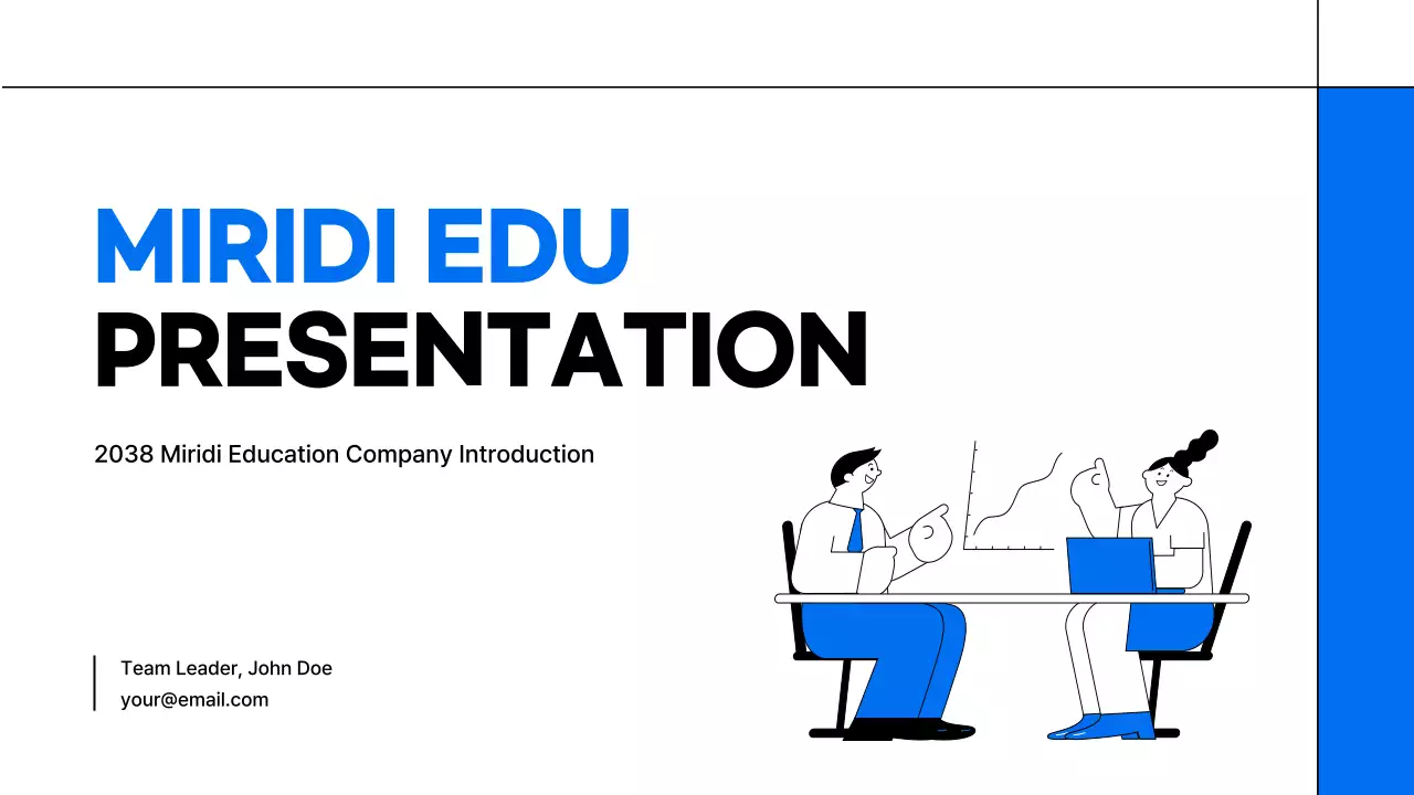 Blue Modern Education Presentation