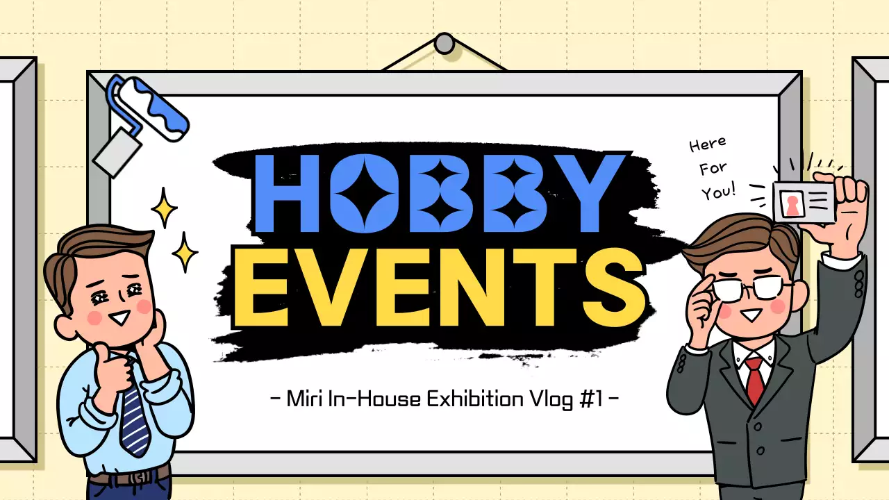 Yellow Comic Hobby Exhibition YouTube Thumbnail