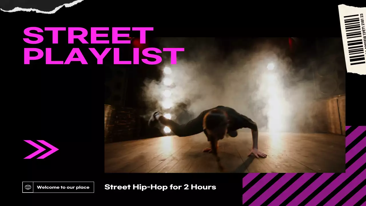 블랙 어반 댄스 플레이리스트 유튜브 썸네일