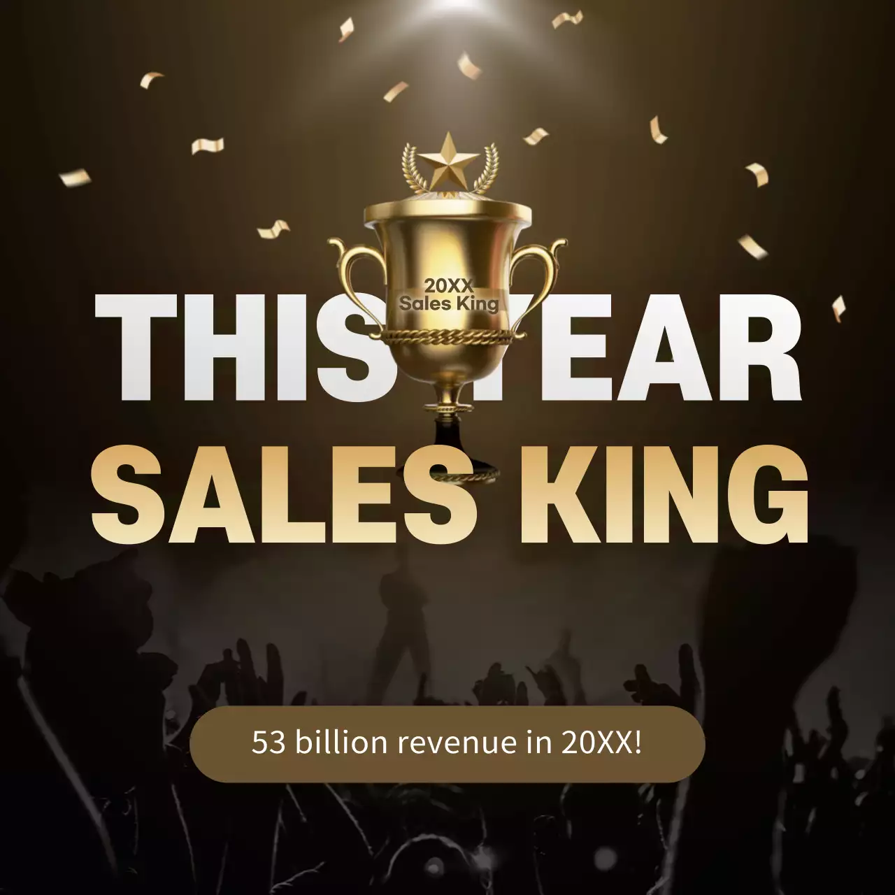 Gold Elegant Sales Promotion Social Media Post