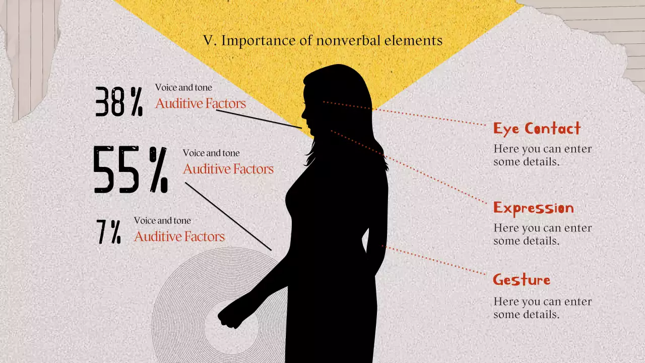 베이지 모던 스피치 가이드 프레젠테이션