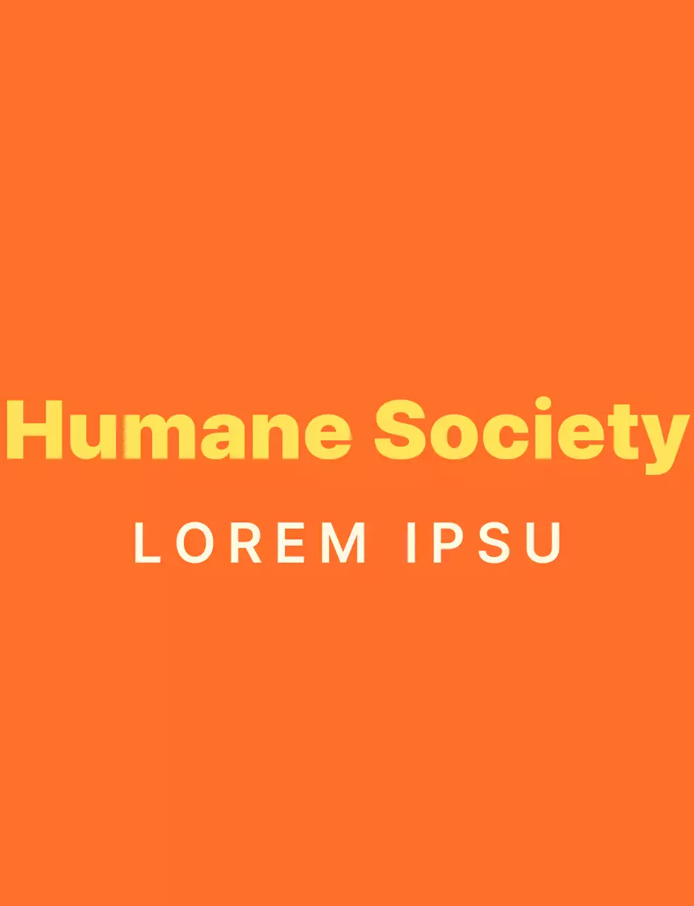 Gaya logo simbol berbentuk hati yang sederhana dengan warna oranye dan kuning cerah Organisasi pusat relawan