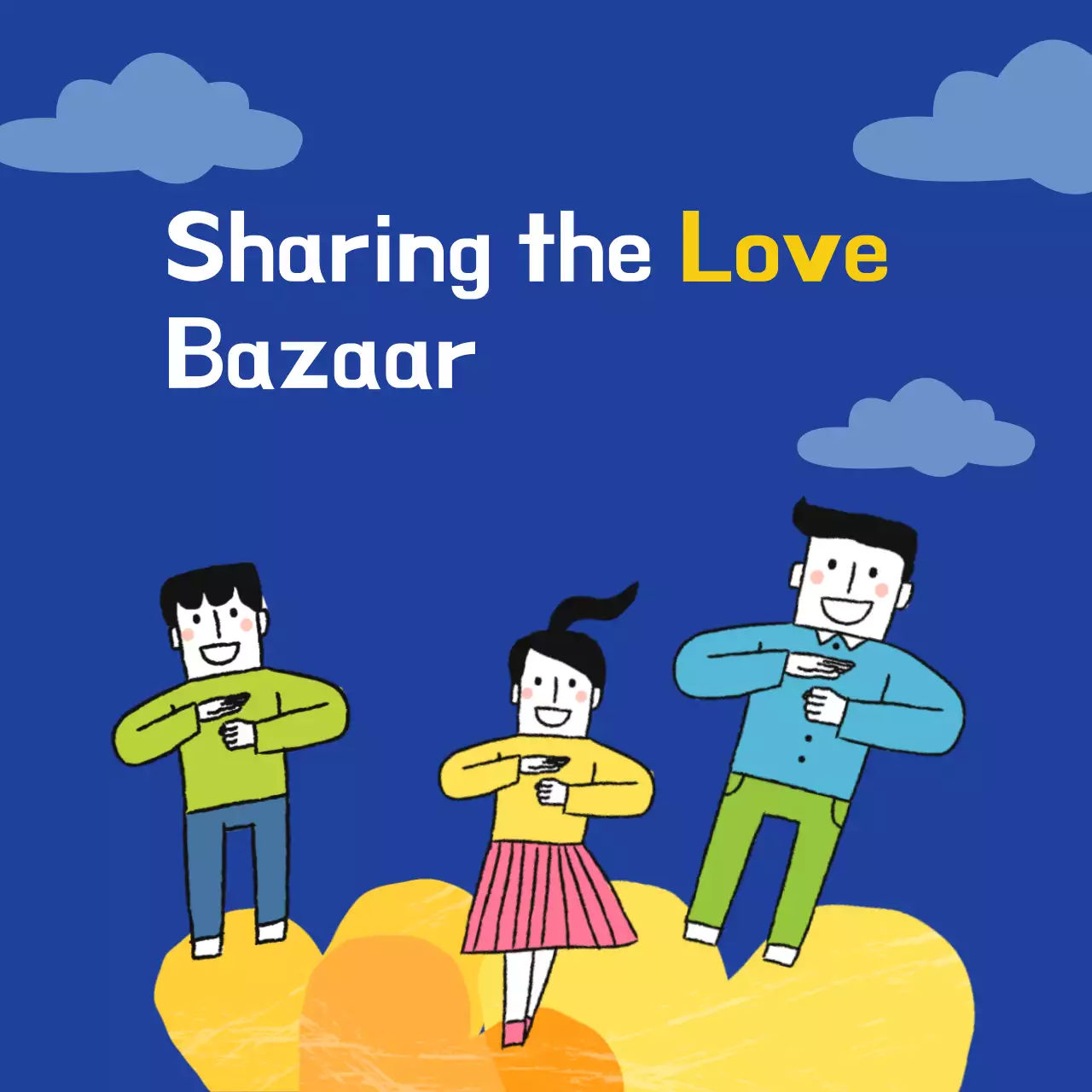 Blue Minimal Love Promotion Banner