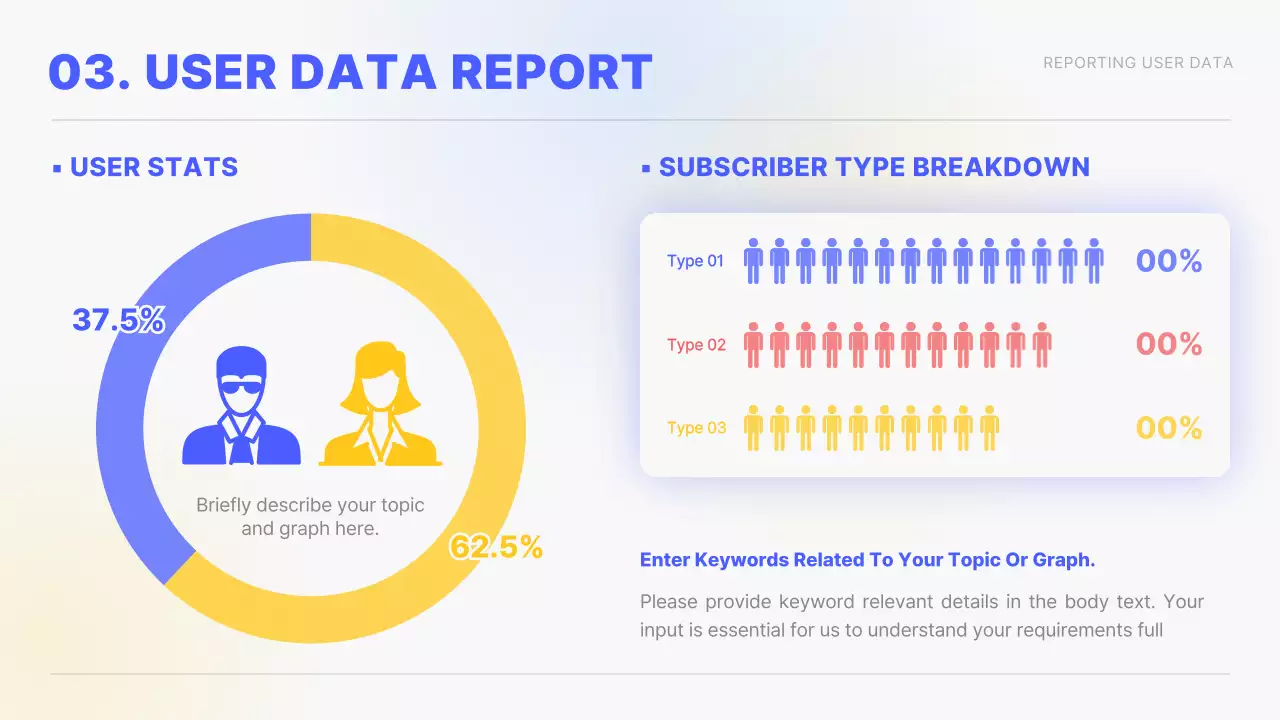 Yellow and blue gradients Simple charts and infographic concepts Performance reports
