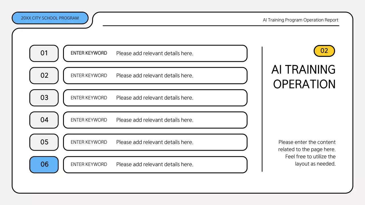 White Modern Ai Report Document Presentation