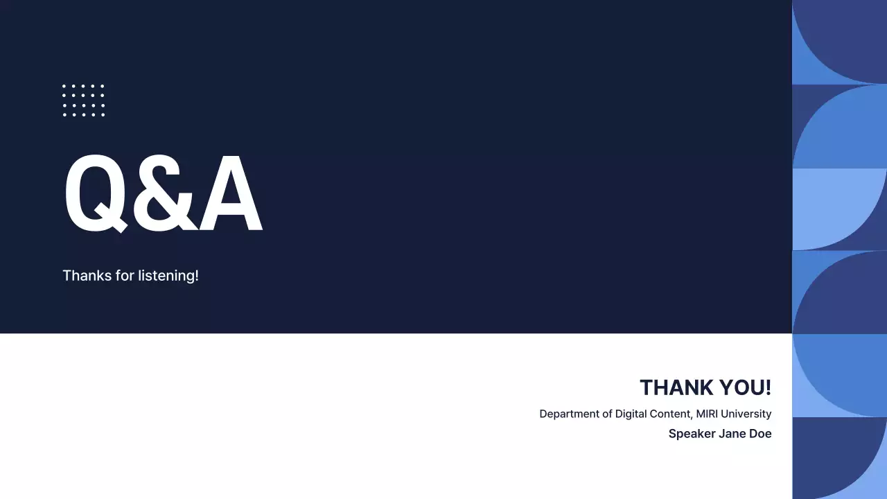 Blue Professional Mentorship Presentation