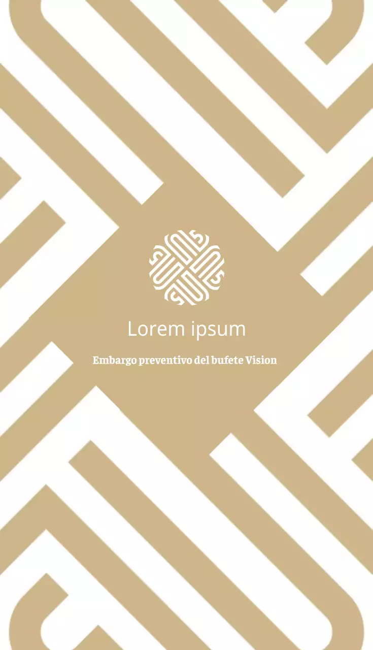 Embargo preventivo del bufete Vision