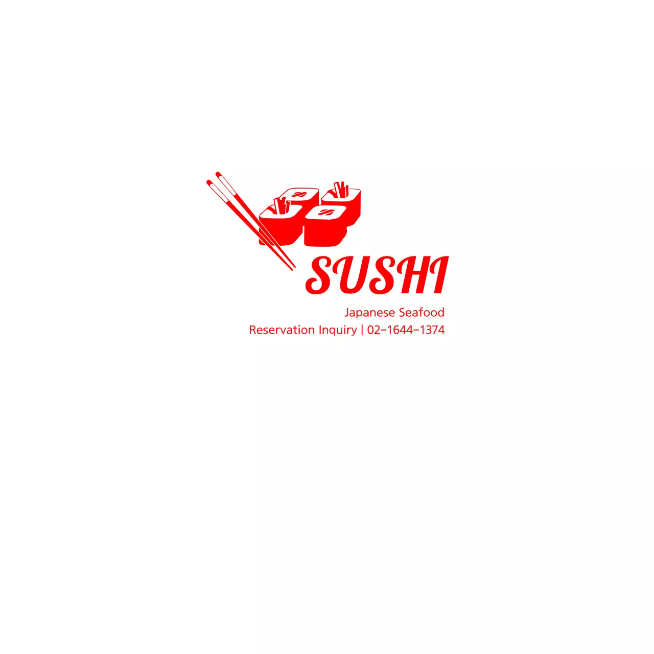 SUSHI 냅킨