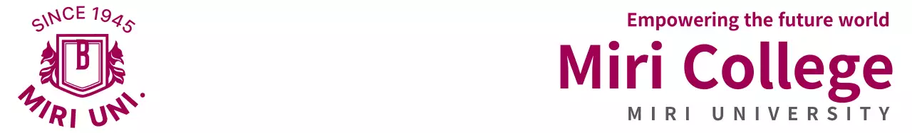 Clean, simple design with wine-colored university logo and school name