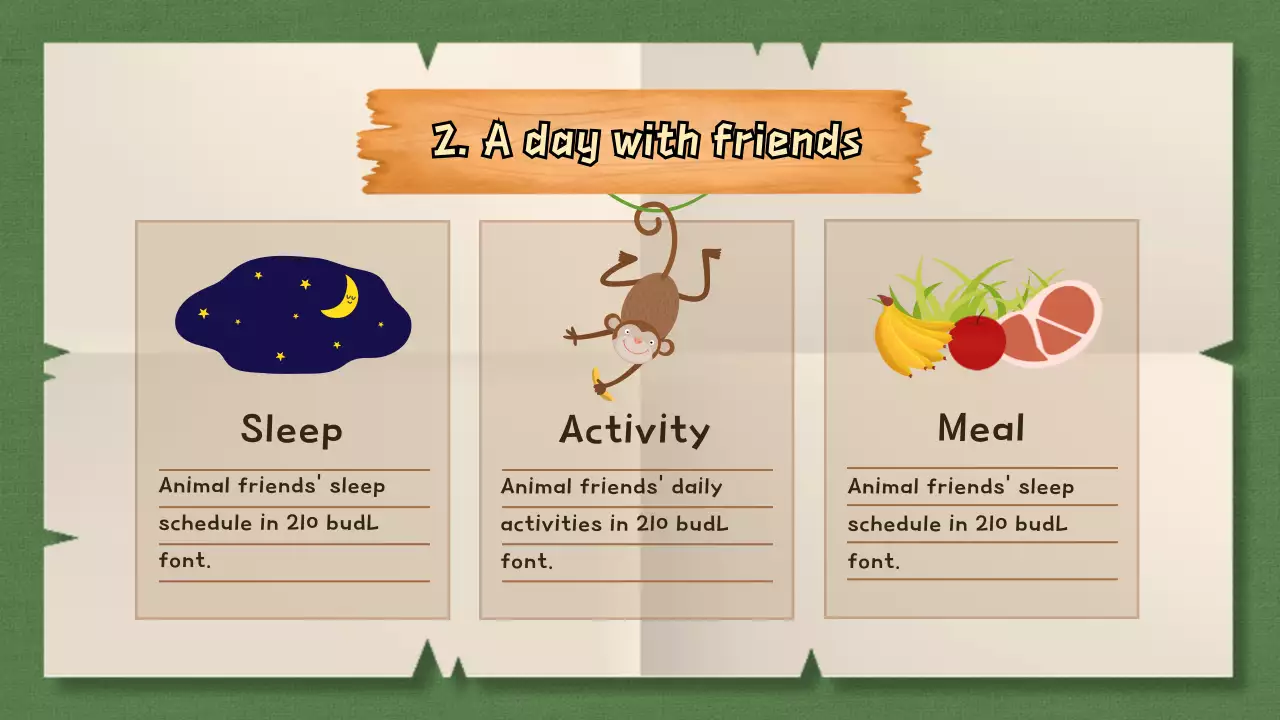 그린 플레이풀 정글 가이드 프레젠테이션