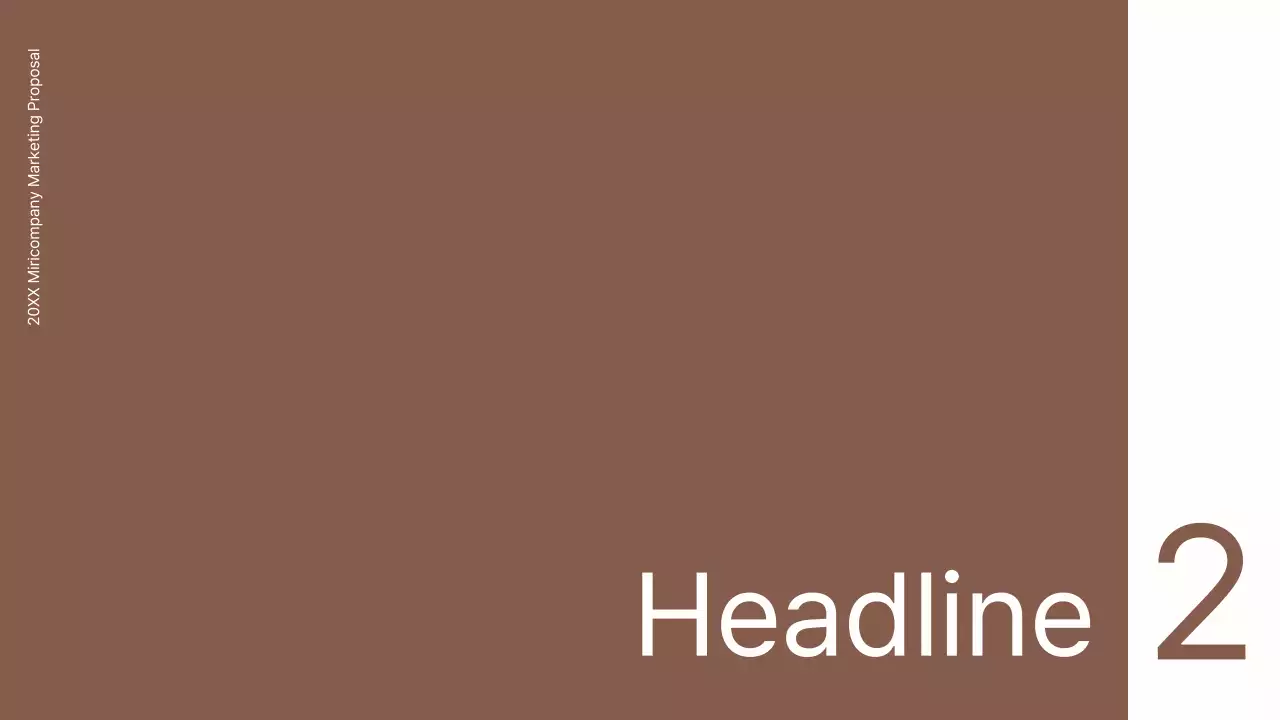 Brown Minimal Marketing Proposal Presentation