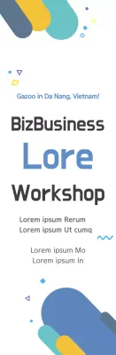 Gaya yang bersih dan imut dengan warna biru muda dan hitam Informasi tentang paruh kedua lokakarya