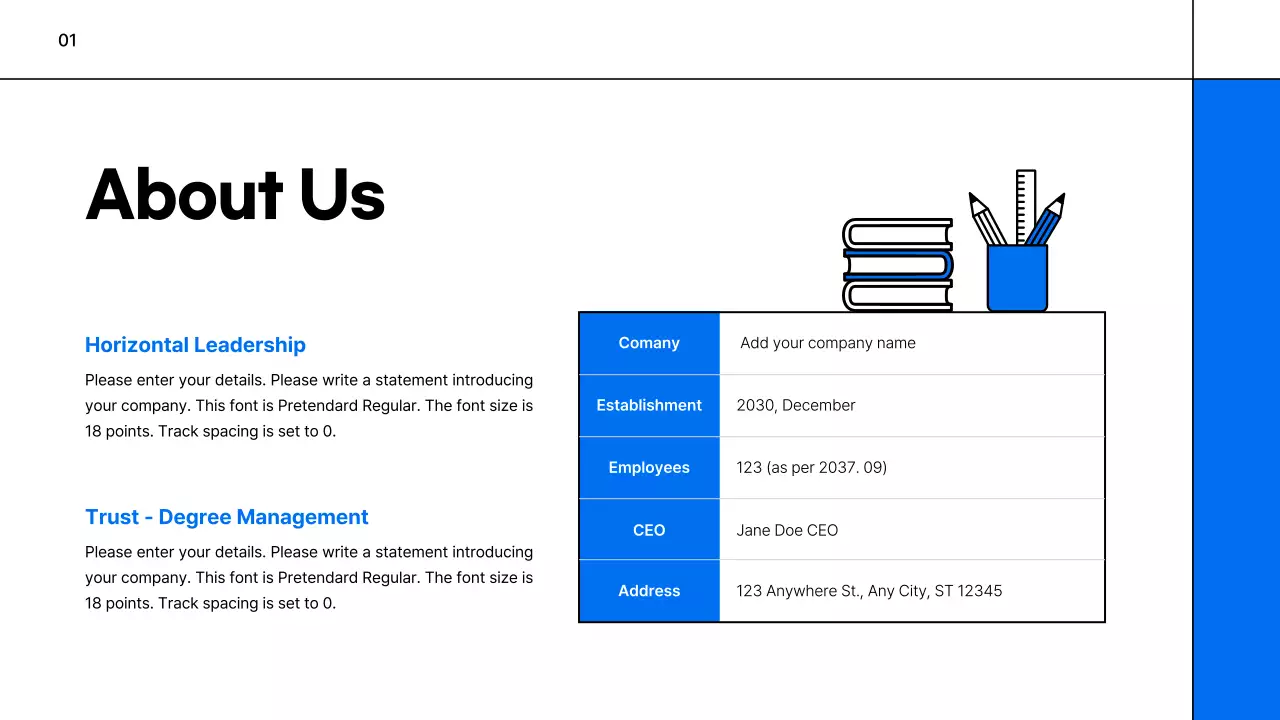 Blue Modern Education Presentation