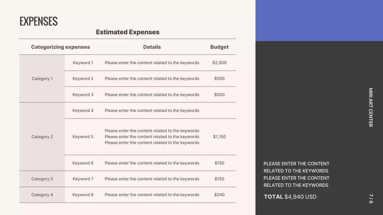 Blue Modern Photography Plan Presentation