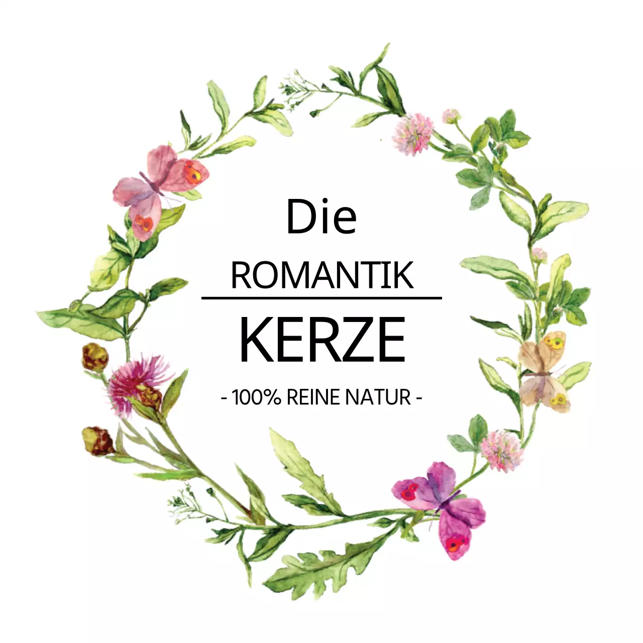 Romantische Kerze