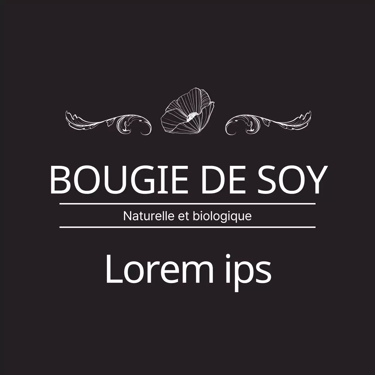 BOUGIE DE SOY