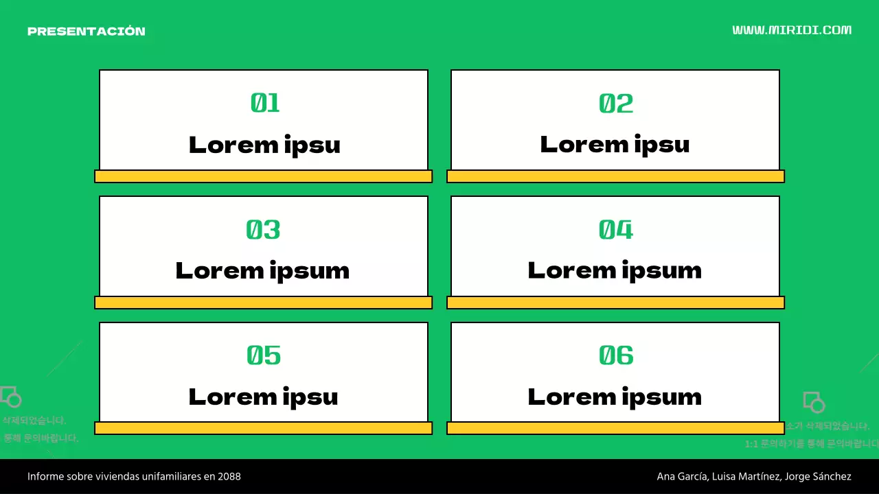 Presentamos el bonito tema de ilustración de casa verde y amarilla para una persona