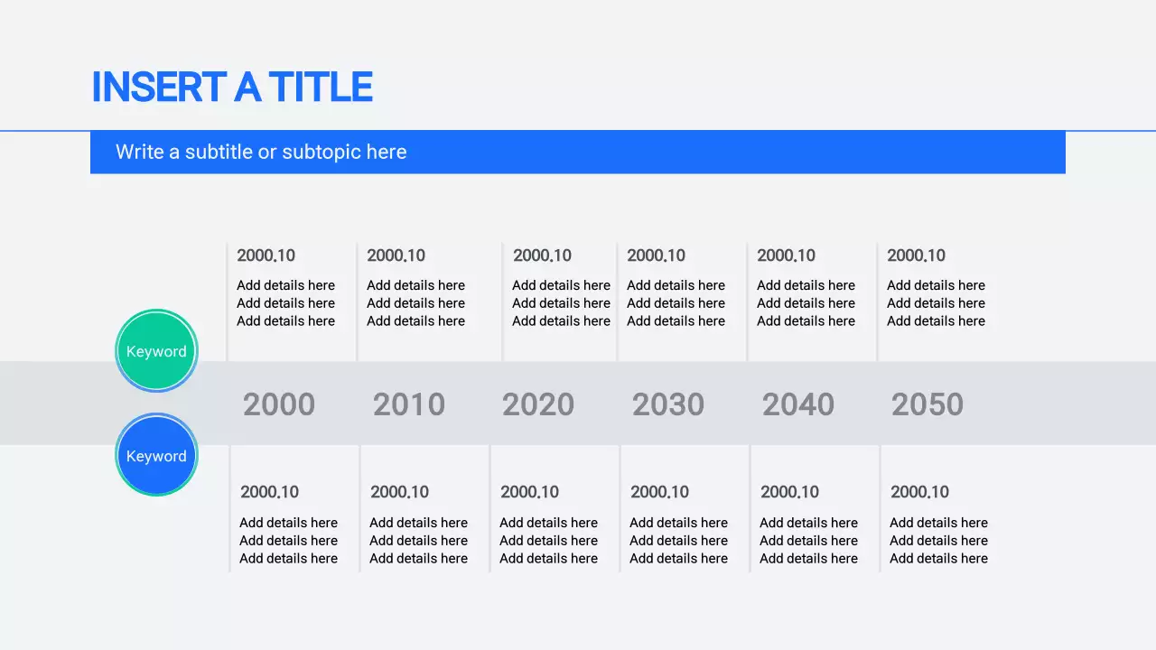 Simple business reports in blue