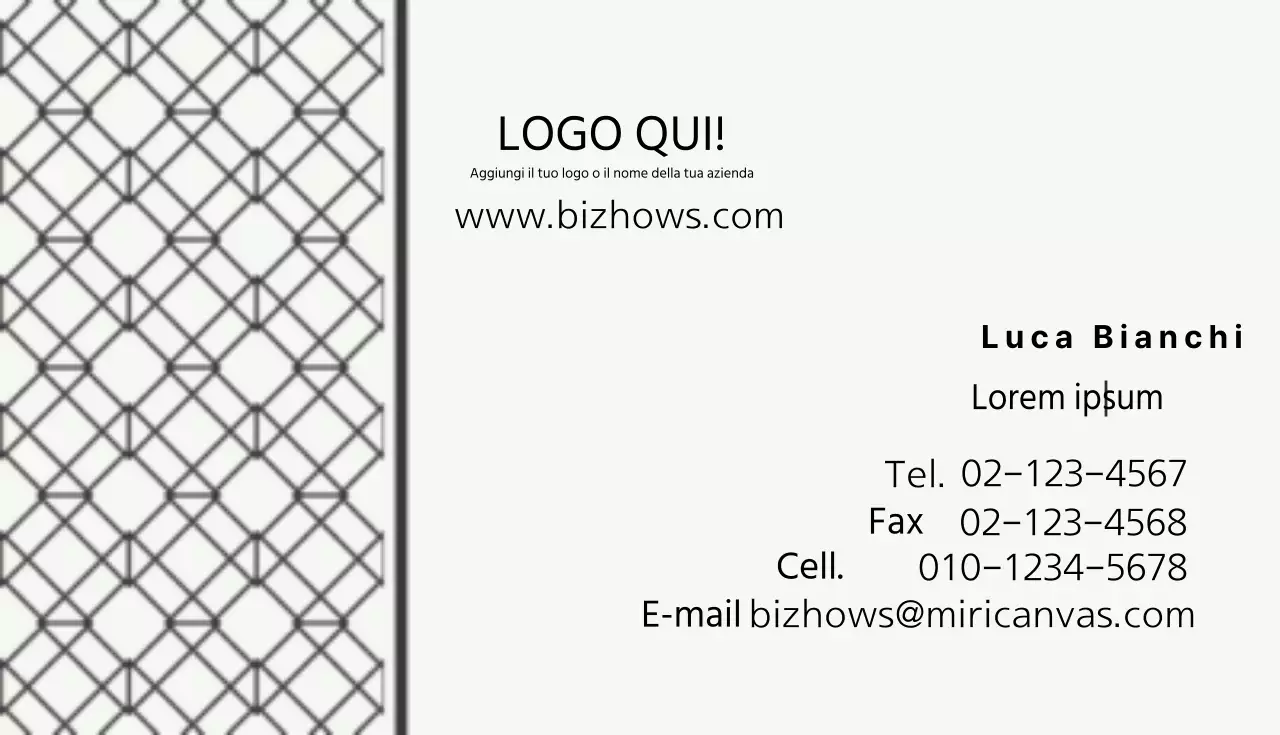 Biglietti da visita con motivi