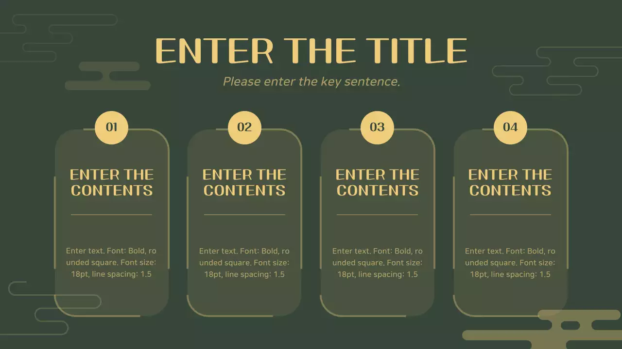 Green Minimal Business Plan Infographic