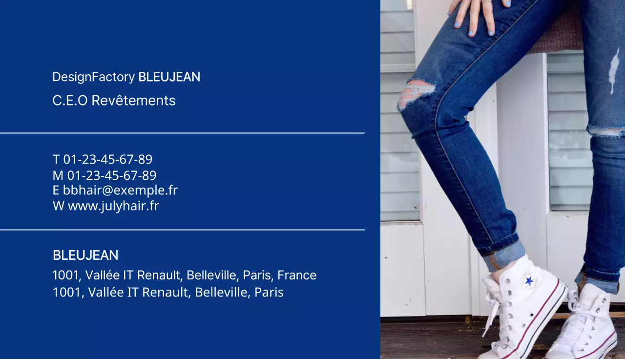 Jeans bleus