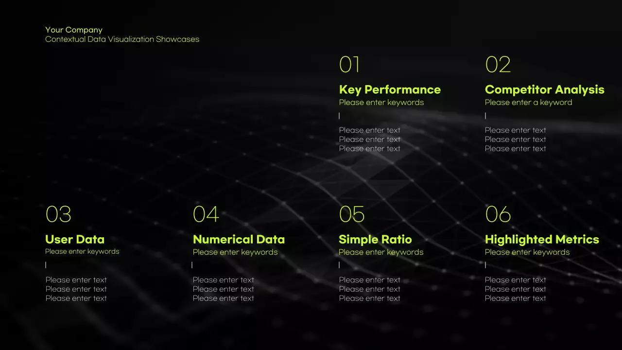 Black Modern Data Report Presentation